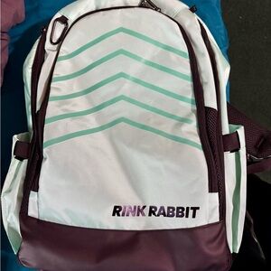 Rink Rabbit skating backpack- mint/teal